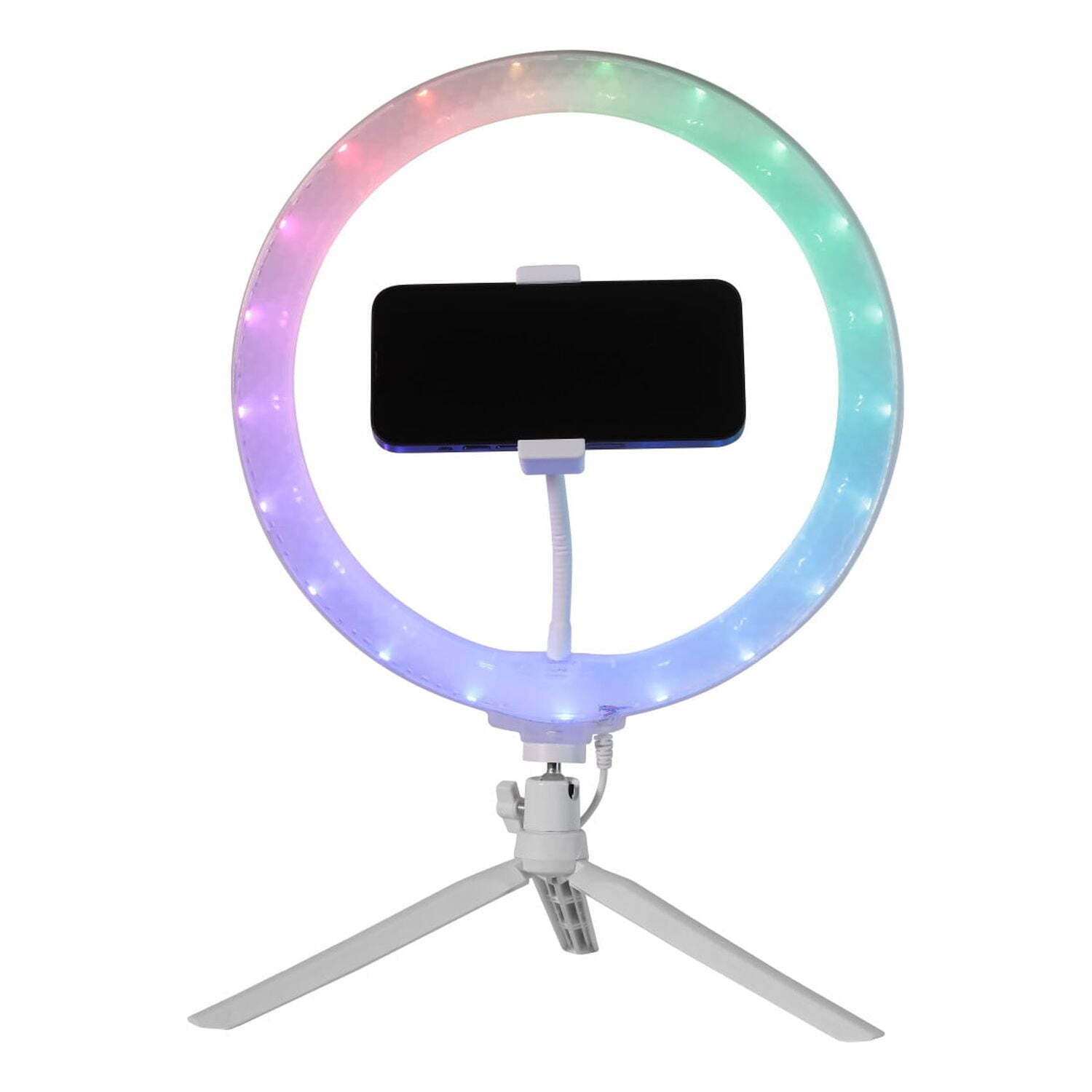 12" Full Color 3D Ring Light with Tripod and Adjustable Ball Head Unbranded