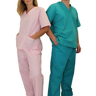 Medical Nursing Scrub Set NATURAL UNIFORMS Men Women Unisex Top Pants Hospital Natural Uniforms - фотография #2