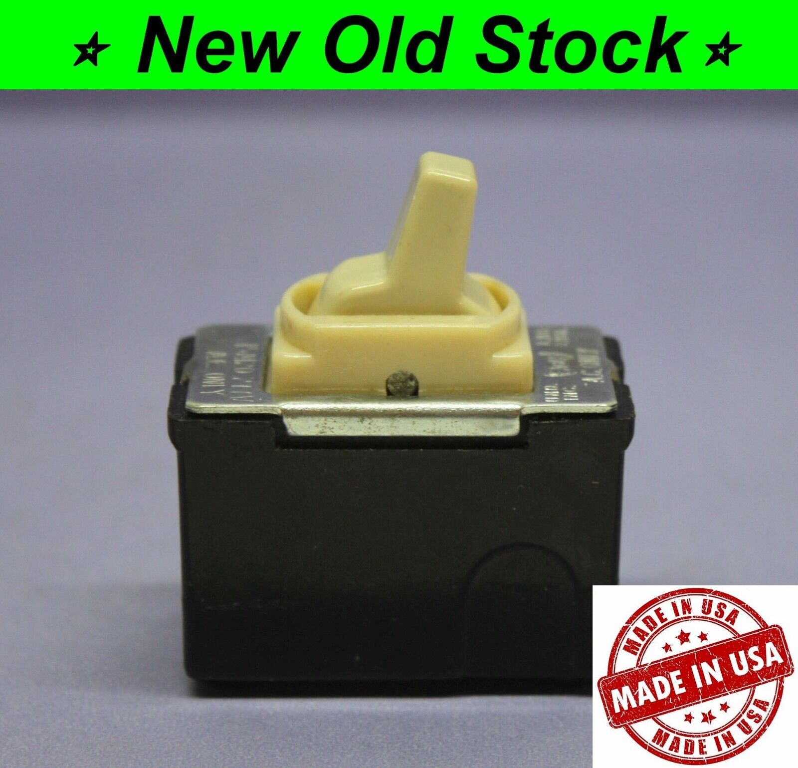 💡 Vintage Ivory 3-Way Toggle Light Switch Despard Interchangeable, 15A, Eagle Eagle Electric MFG. Co.