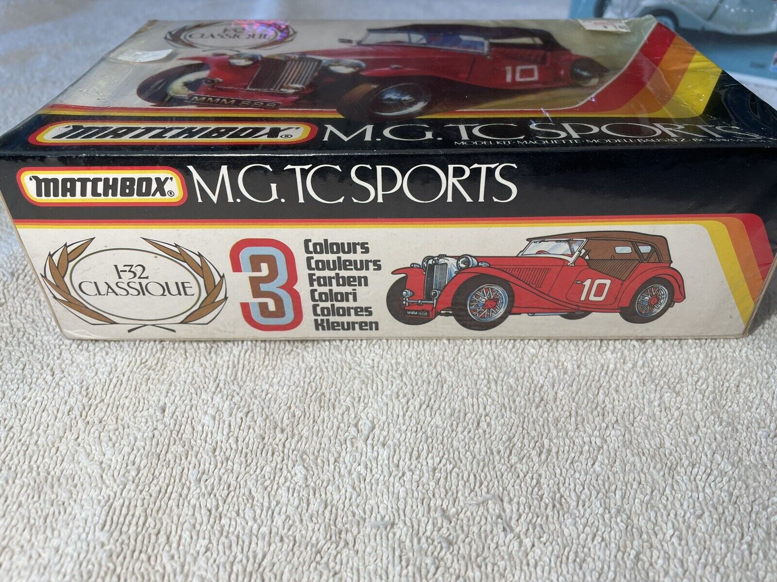 MG-TC Sports Car Model Lot, Monogram 2290 1:24 1983, Matchbox 1:32 PK-306 1982 Monogram - фотография #7