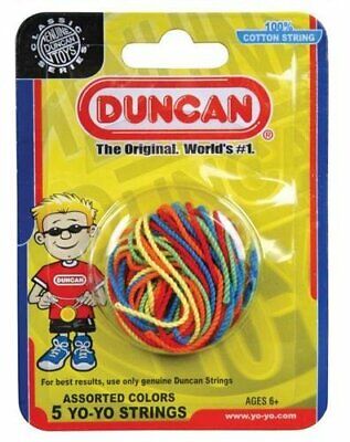Duncan 5 Pack Cotton Yo-Yo Strings - Multicolor Duncan