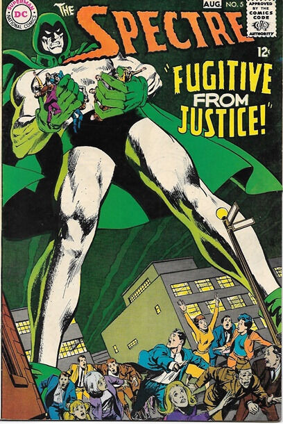 The Spectre! Comic Book #5, DC Comics 1968 VERY FINE- Без бренда