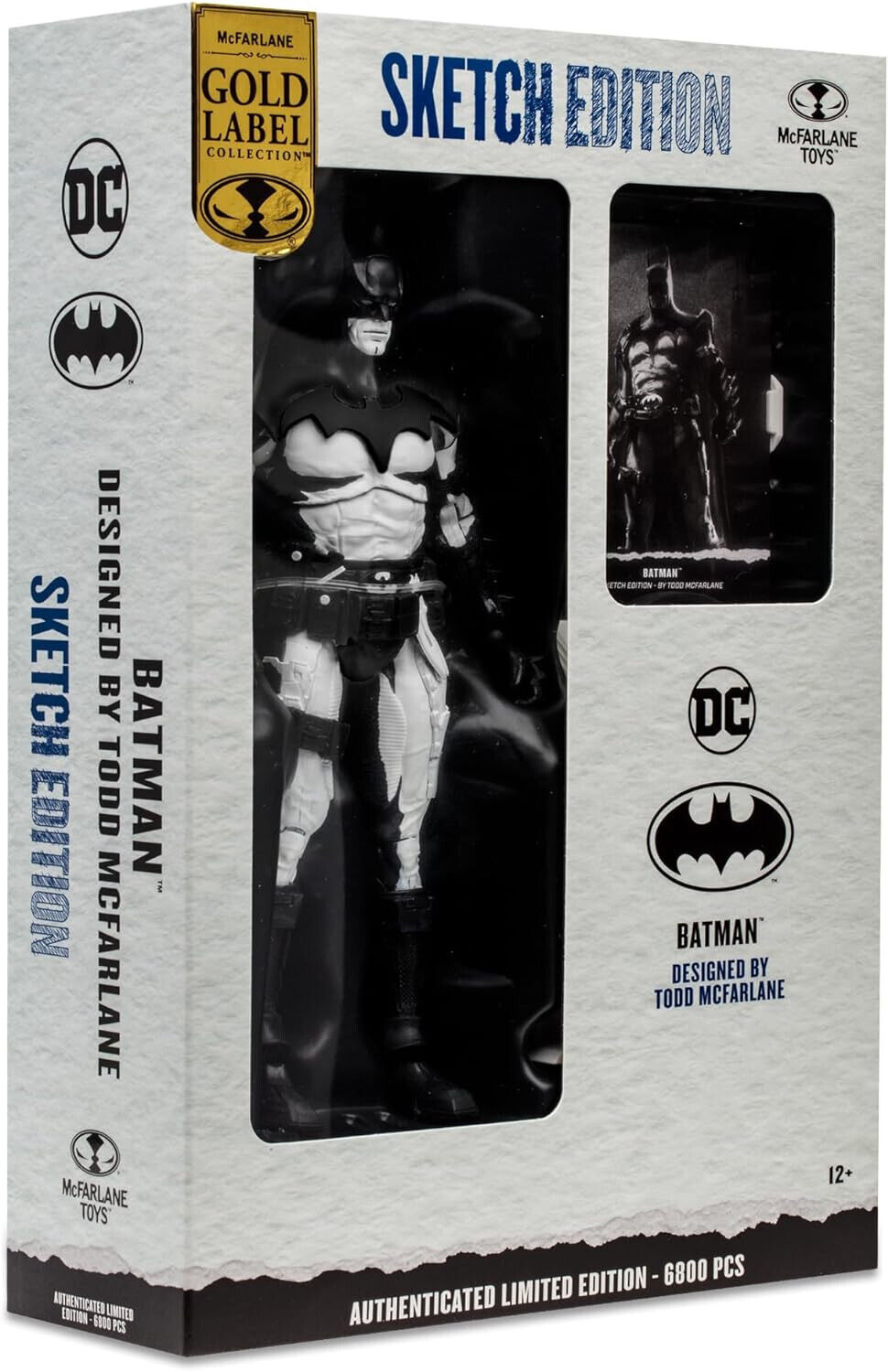 DC Multiverse Batman by Todd McFarlane Sketch Edition Gold Label READY TO SHIP McFarlane Toys batman - фотография #5