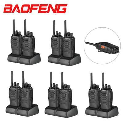 10 Pack Baofeng BF-88A 1500 mAh Two-Way Ham Radio Walkie Talkie Transceiver Baofeng Does Not Apply