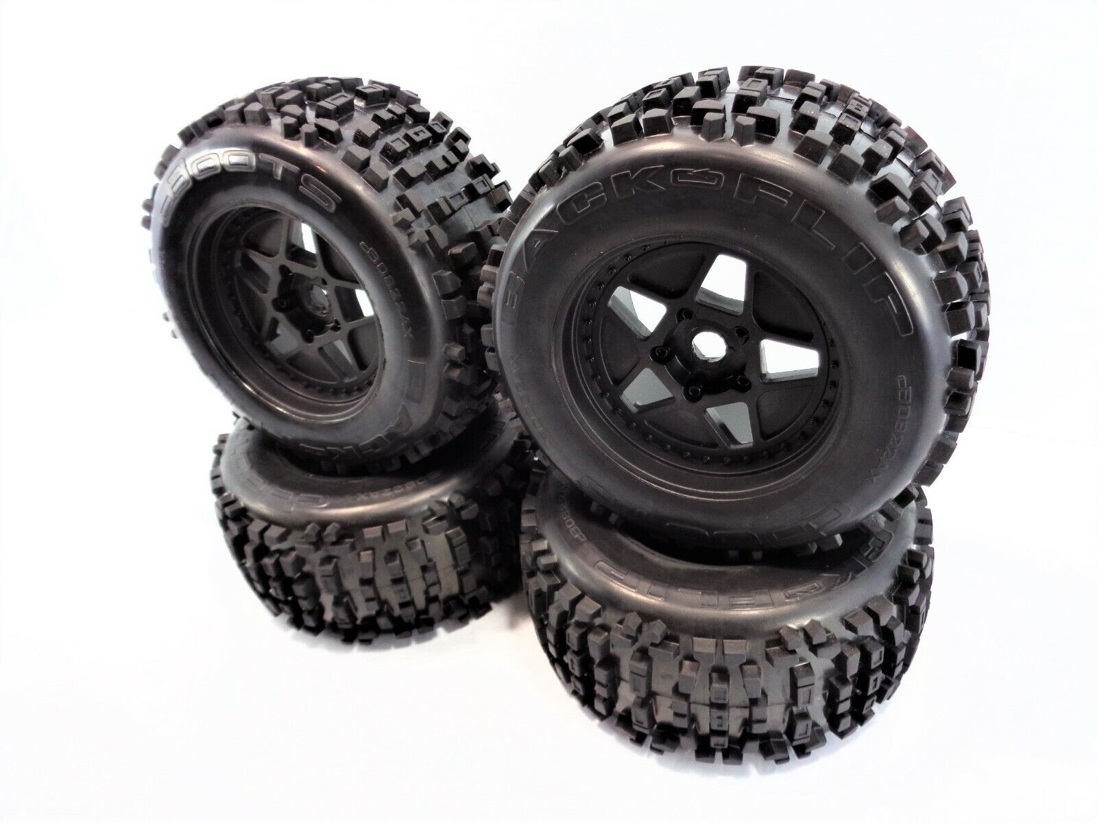 v5 Arrma Notorious 6s BLX dBoots Backflip Tires Black 17mm Wheels Kraton Outcast ARRMA AR510092 - фотография #2