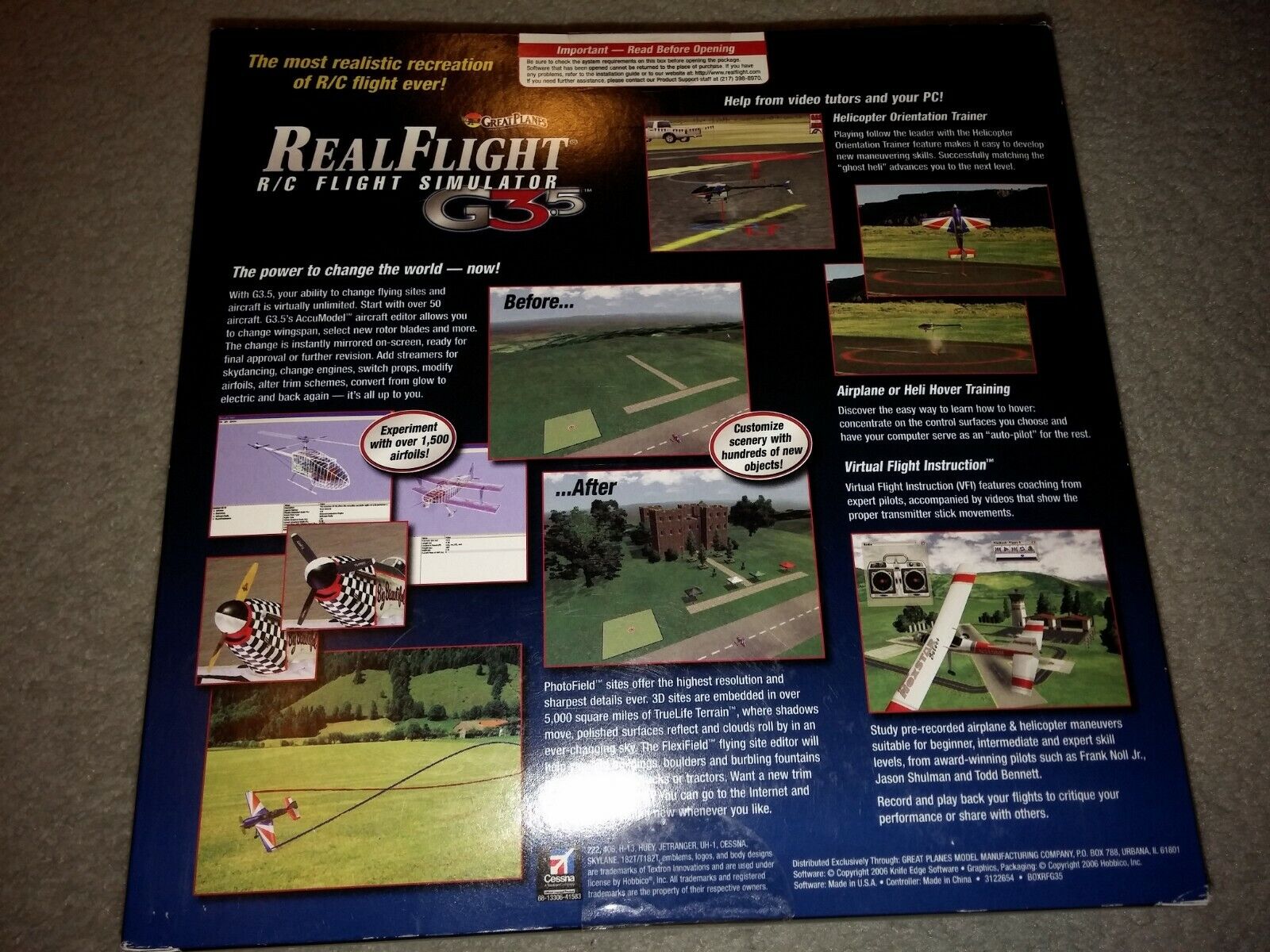 Real Flight RC Simulator G3.5 RealFlight R/C 3D Controller Futaba Sealed New Box RealFlight Does Not Apply - фотография #4