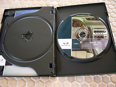 INFINITI G35 Q45 FX QX56 M CD PRESS KIT BROCHURE AND DVD 2005 USA EDITION Без бренда Various - фотография #3