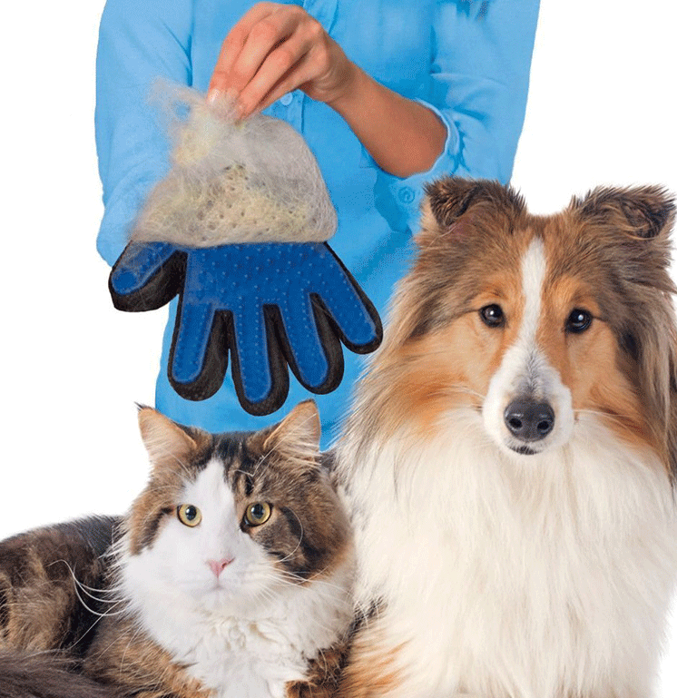 Pet Hair Brush Dog Cat Comb GLOVE Grooming Remover Mitt Fur Massage DeShedding  GITG Does Not Apply - фотография #9