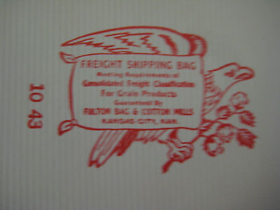 Vtg 40's ROBIN'S BEST Flour Bag Sack ROBINSON MILLING Kansas Ephemera Paper NOS Robinson Milling Co. - фотография #4