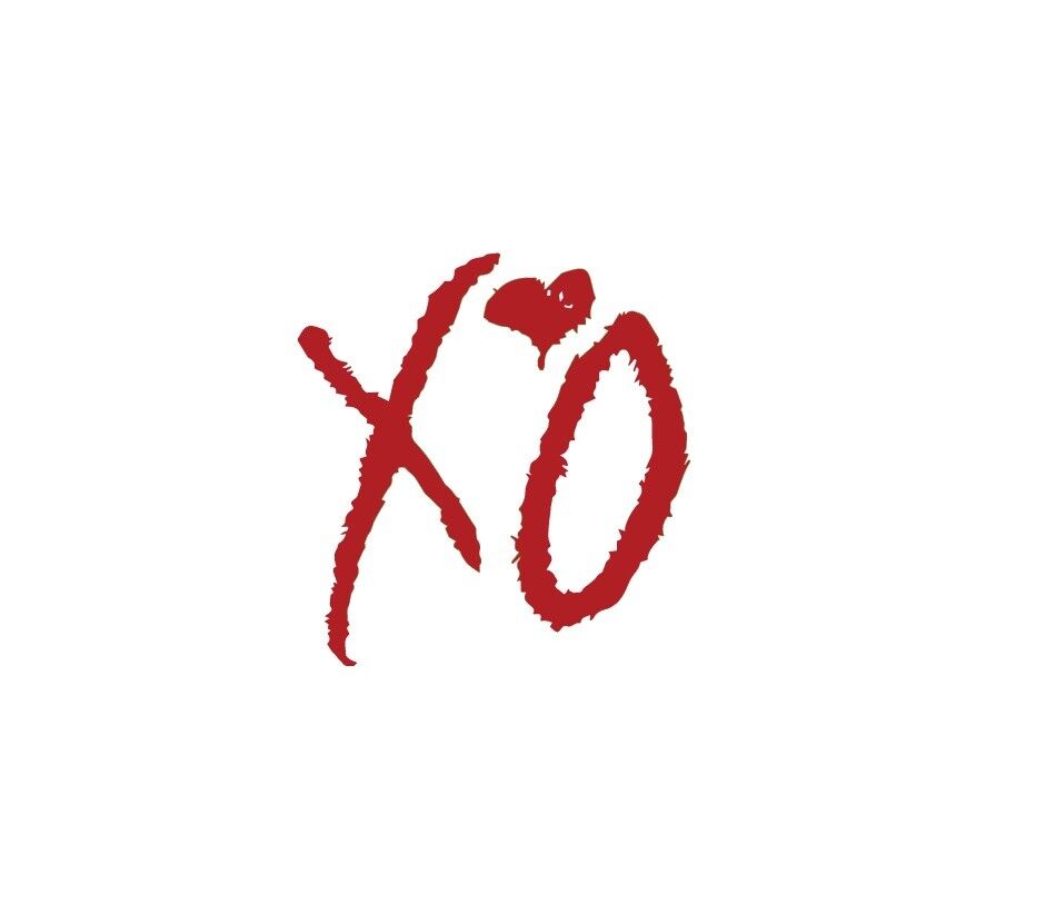 XO The Weeknd Hugs and Kisses Logo Vinyl Decal Stickers Car Phone Laptop Unbranded