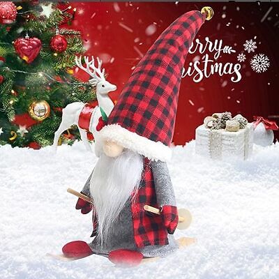 Christmas Tree Topper,Gnome Christmas Decoration,Buffalo Plaid Tree Red Does not apply Does Not Apply - фотография #5