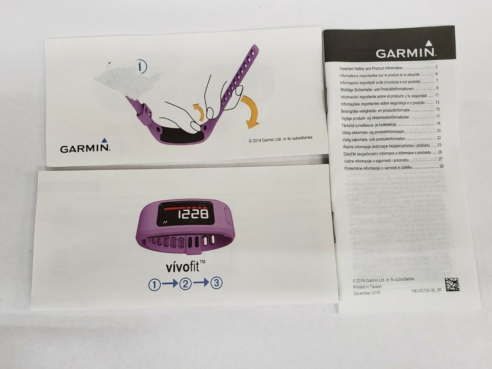 Garmin Vivofit Fitness Band Comes w/ Lg & Sm Bands & USB Antenna Choose Color Garmin VivoFit - фотография #12