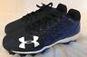 Under Armour MLB Authentic Collection Baseball Cleats Black /blue Woman’s  8 1/2 Under Armour & MLB