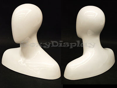 Male Egg Head Mannequin Head Fiber Glass Display #MD-MEGGW Без бренда - фотография #2