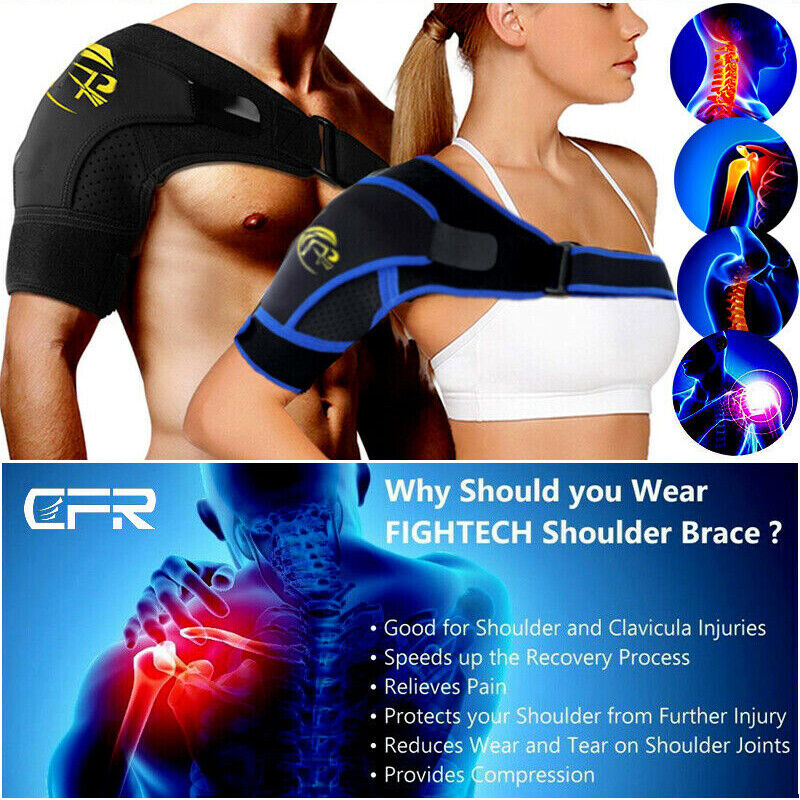 Left/Right Shoulder Brace Rotator Cuff Support Relief Pain Adjustable Belt US CFR Does Not Apply - фотография #5