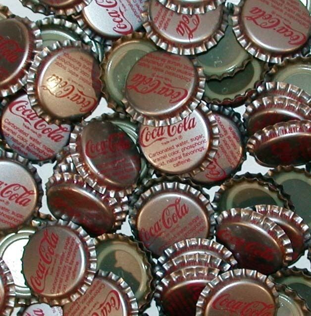 Soda pop bottle caps Lot of 25 COCA COLA Tullahoma Tenn plastic new old stock Без бренда
