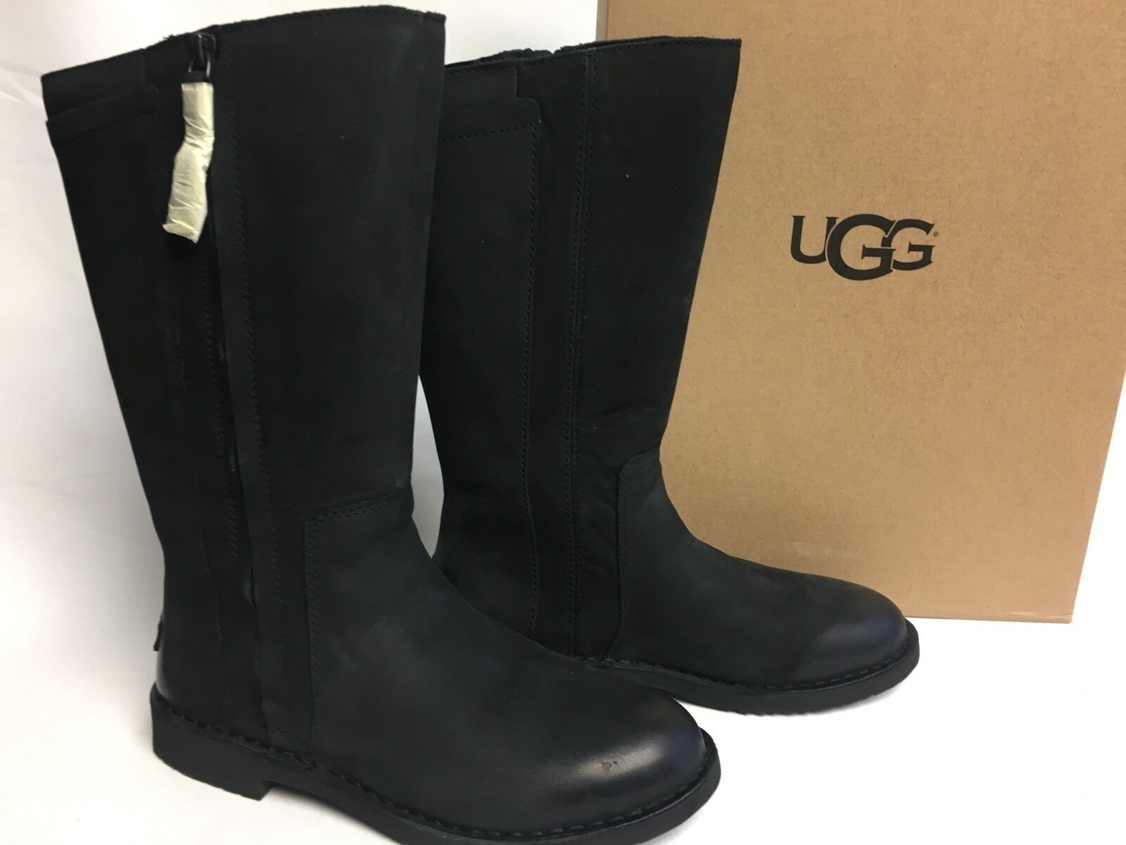 Ugg Australia Elly Black Tall Nubuck Boots 1017505 Wool Lined sizes women's UGG Australia - фотография #4