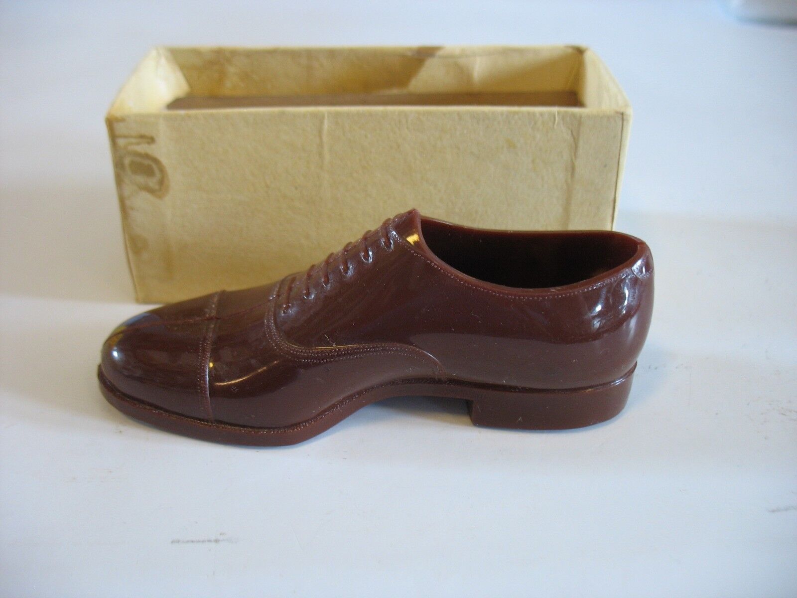 Vtg MINIATURE John C.Roberts Shoe Co. plastic model sample advertising premium  Без бренда