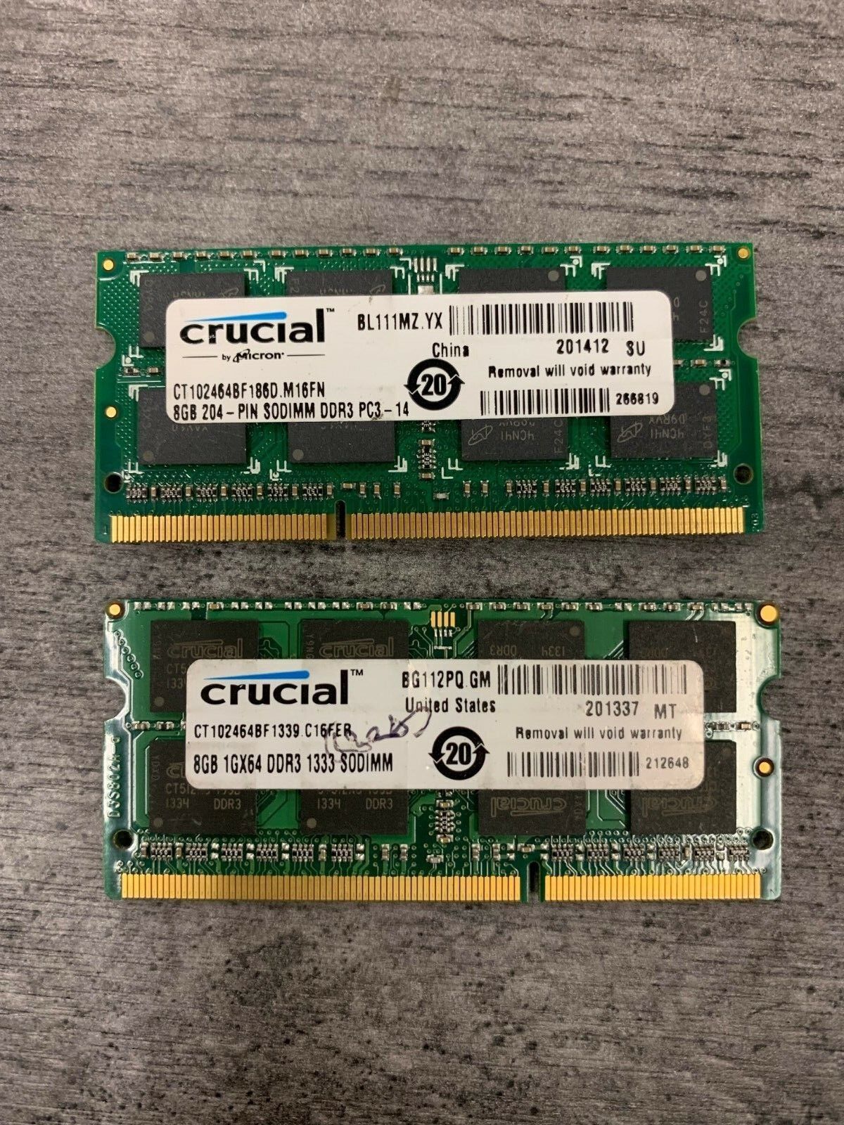 16GB (2 X 8GB ) PC3-12800S DDR3L/DDR3 SODIMM Laptop Memory - Major Brands Hynix DDR3L - фотография #6