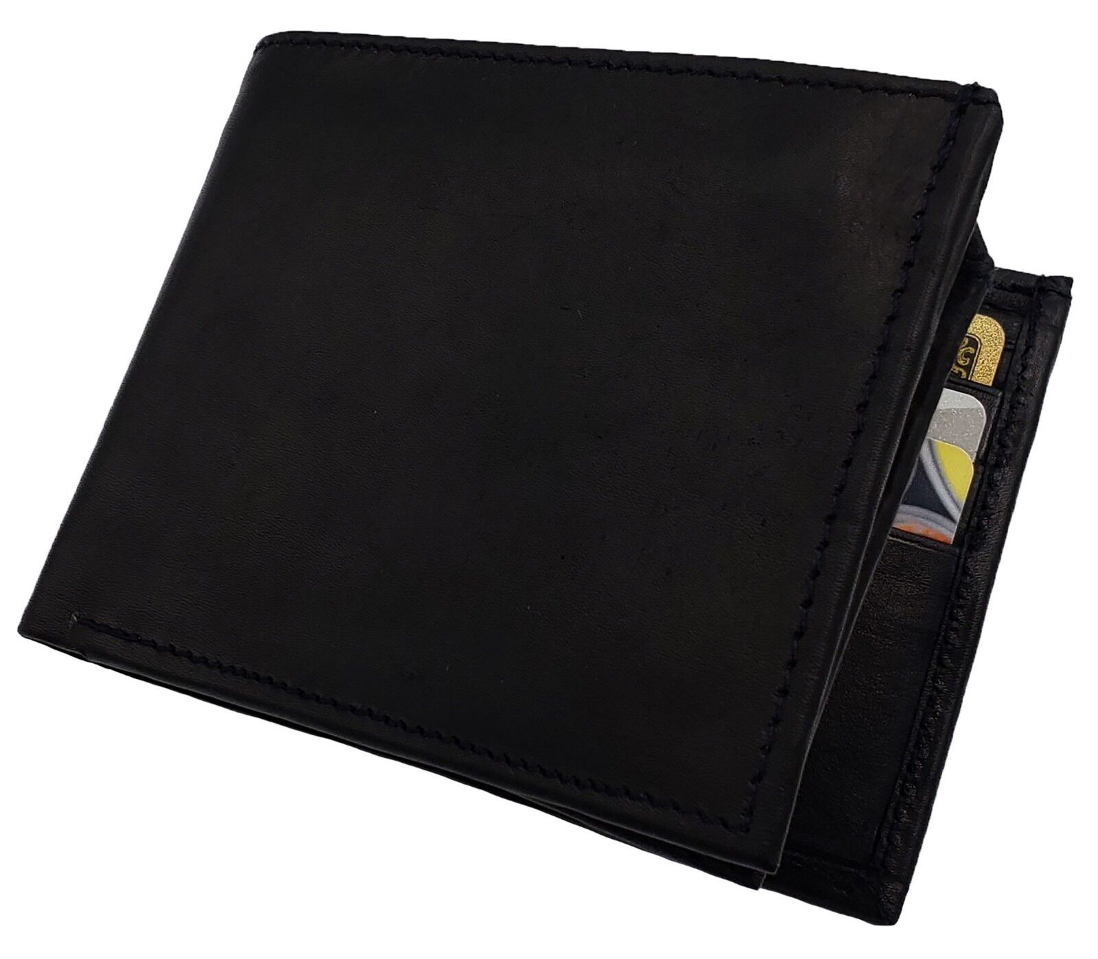 AG Wallet Mens Cowhide Leather Credit Card Holder Bifold Wallet Slim Purse Gift ag wallets - фотография #3
