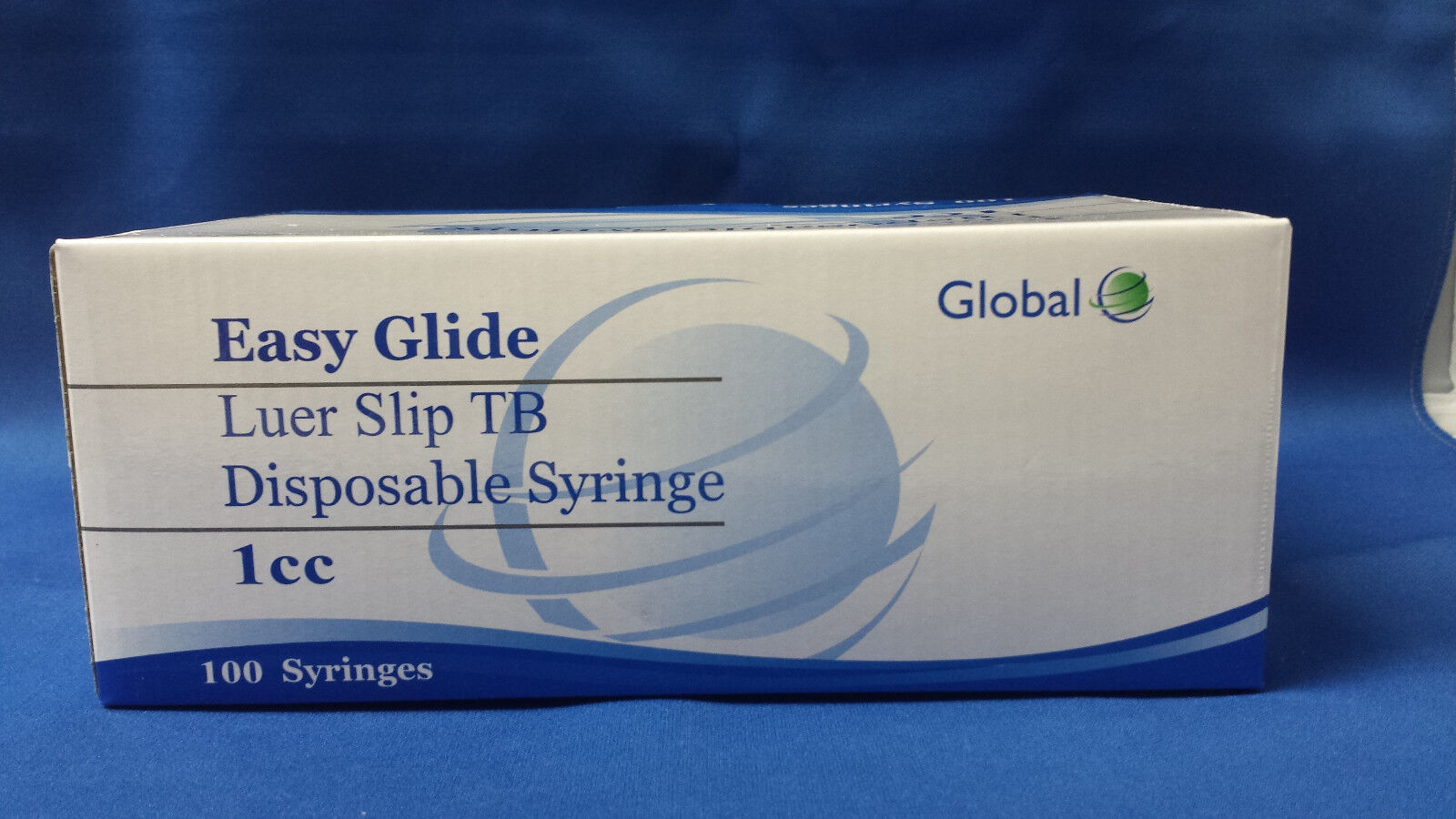 100- 1 cc Easy Glide Luer Slip Tuberculin Syringe 1ml Sterile NEW No Needle  Global medical 68-1250
