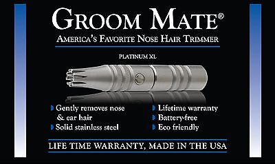 Authentic Groom Mate Nose Hair Trimmer - MADE IN USA - GUARANTEE - Stainless Groom Mate 25420 - фотография #4