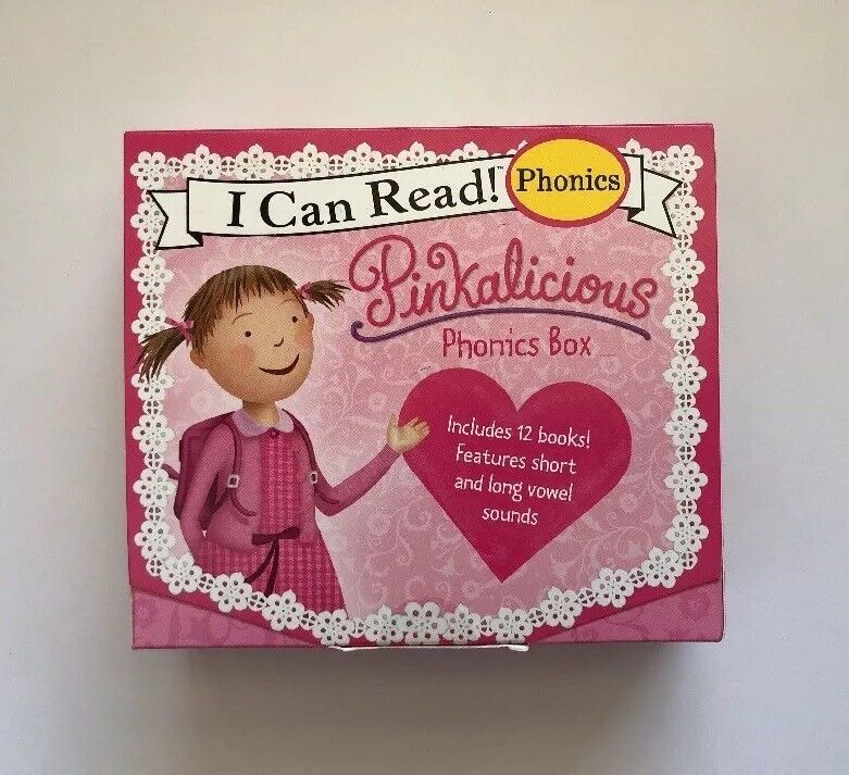 Pinkalicious Childrens Books Phonics I Can Read Readers Learn to Read Lot 12 Harper - фотография #5