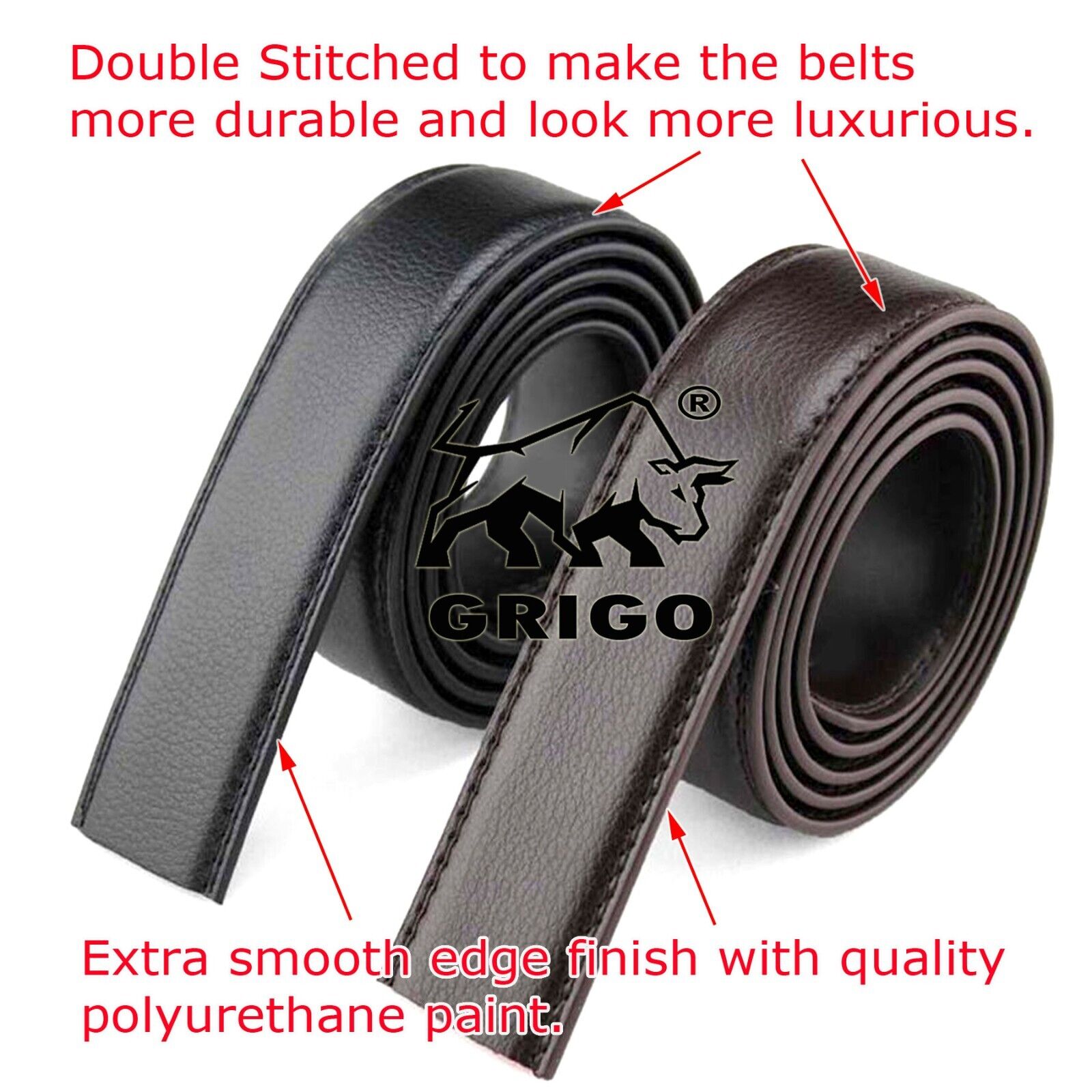 Genuine Leather Belt Mens Ratchet Dress Belts With Adjustable Automatic Buckle frentaly - фотография #9
