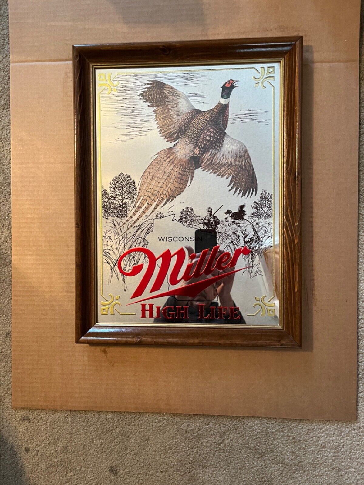 miller high life wildlife mirror pheasant brand new Miller High Life