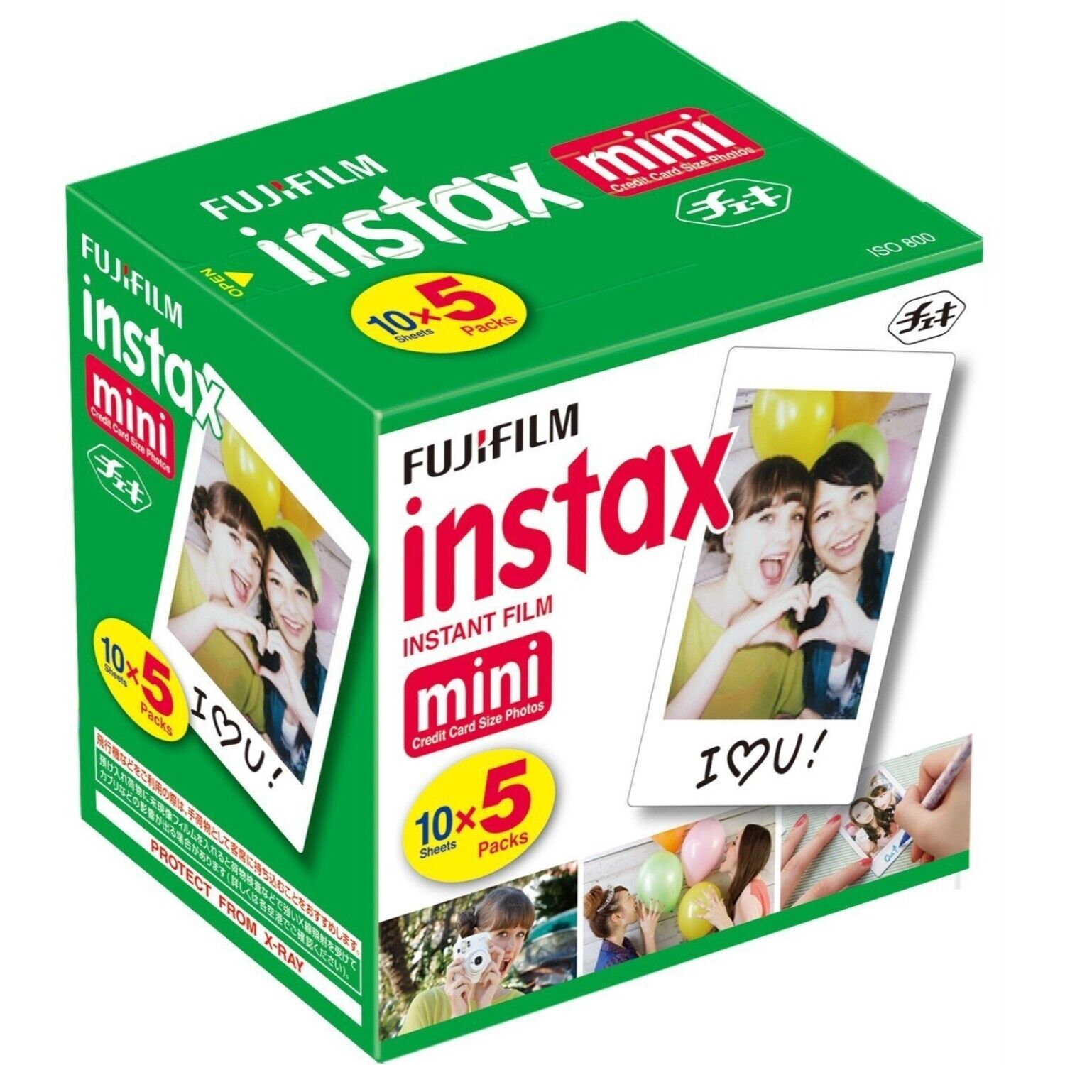 Fujifilm Instax Mini Instant Film 10 Sheets x 5 Packs For All Fuji Mini 8 Camera Fujifilm 96090