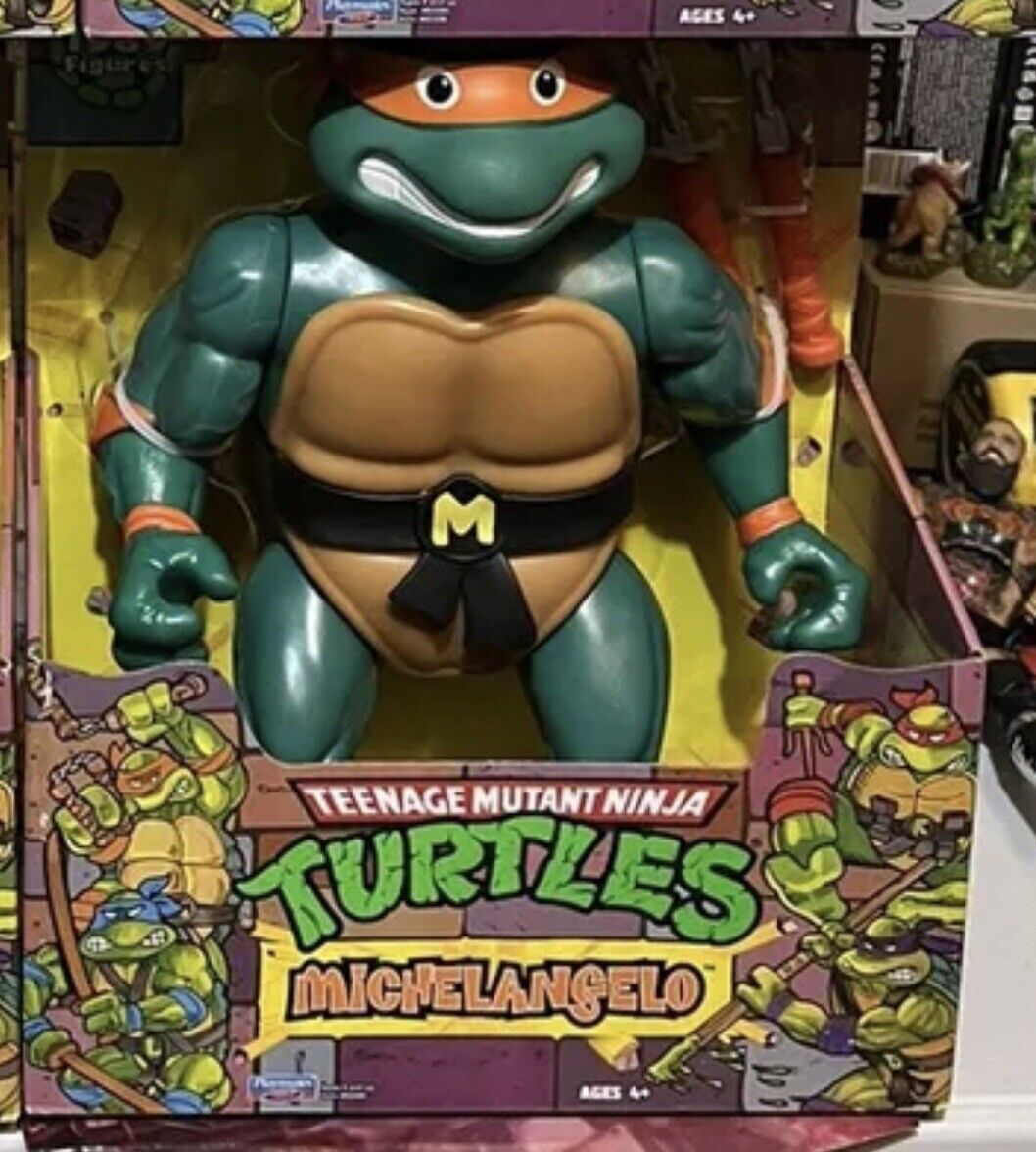 NEW Teenage Mutant Ninja Turtles MICHELANGELO TMNT 12" Playmates Mattel Figure Playmates Toys NOT SPECIFIED - фотография #2