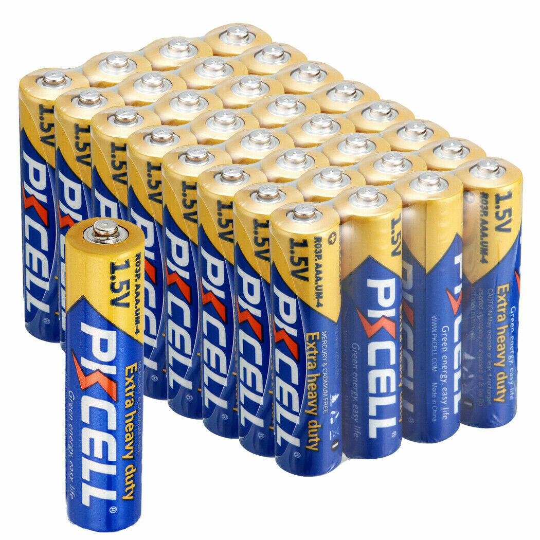 100x AAA Batteries R03P E92 PC2400 Triple A 1.5V Zinc-Carbon for Xmas Tree Light PKCELL Does Not Apply - фотография #2