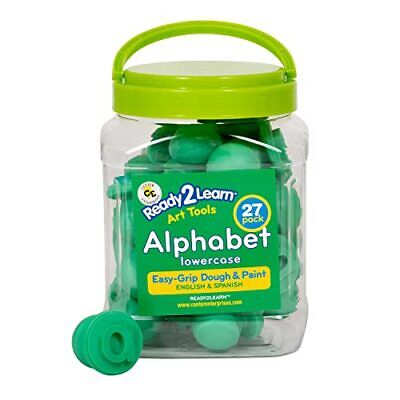 READY 2 LEARN Easy Grip Dough and Paint Stampers - Lowercase Alphabet - Set...  READY 2 LEARN CE6918
