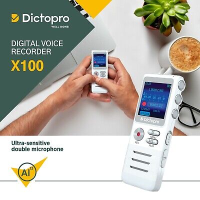 DICTOPRO X100 Digital Voice Activated Recorder Portable Mini Tape Dictaphone 8GB Dictopro X100 - фотография #5