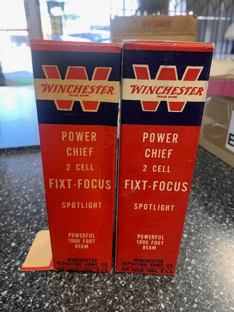 Winchester Flashlights Collectible Antique Winchester Repeating Arms VintageBlue Winchester - фотография #2
