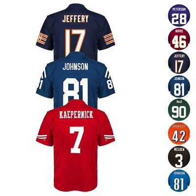 NFL Mid Tier Home Away Team Player Official Jersey Collection Youth (S-XL) nfl