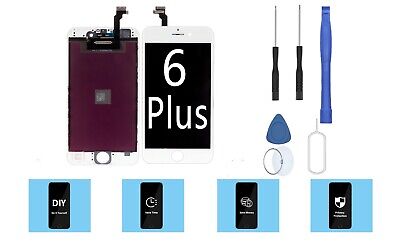 White LCD replacement Display TouchScreen Digitizer Assembly iPhone 6 Plus 5.5'' JG-TR SE-6PW-001 - фотография #2