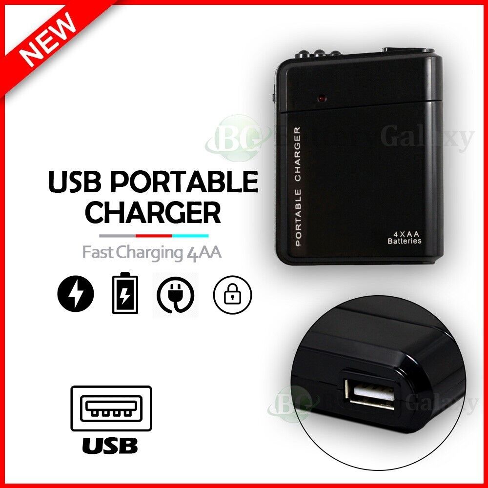 USB Emergency RAPID Portable Charger for Phone Samsung Galaxy Note 1 2 3 4 5 7 8 Fenzer Does Not Apply