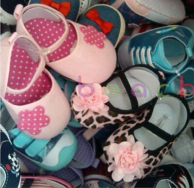 Wholesale Infant Baby Boy Girl First Crib Shoes Job Lots Newborn to 18 Months Без бренда - фотография #3