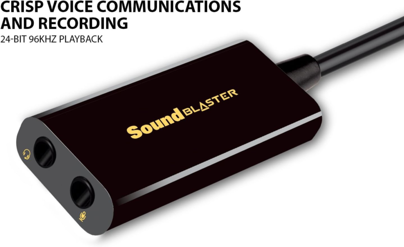 Labs Sound Blaster Play 3 External USB Sound Adapter for Windows And Does not apply - фотография #2
