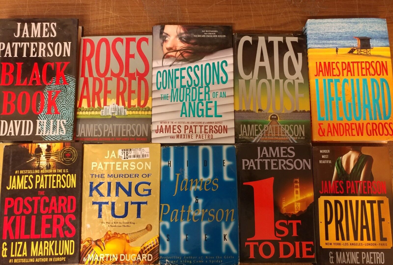 Lot of 10 JAMES PATTERSON Alex Cross Detective ALL Hardcover HB RANDOM Books MIX Без бренда - фотография #8