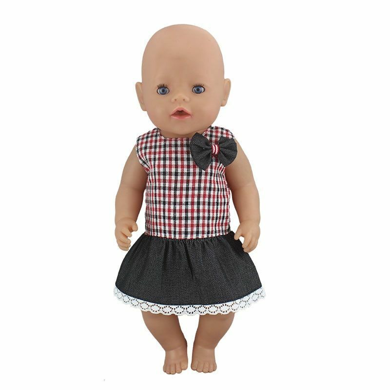 Dress Wear For Baby Born Doll Reborn Babies 43cm Dolls Clothes Unbranded NewDress001