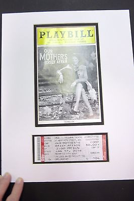 Picture Framing Mat CUSTOM ORDER Playbill mats WHITE with black liner SET OF 3 Unbranded Does Not Apply - фотография #2