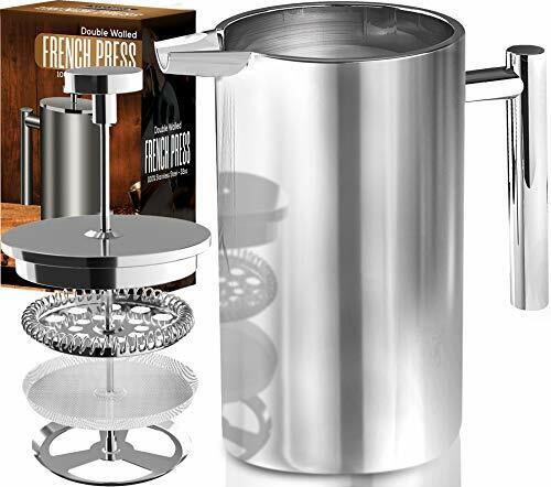 32 Oz French Press Coffee Maker Double Wall Stainless Steel Utopia Kitchen Utopia Kitchen Does Not Apply