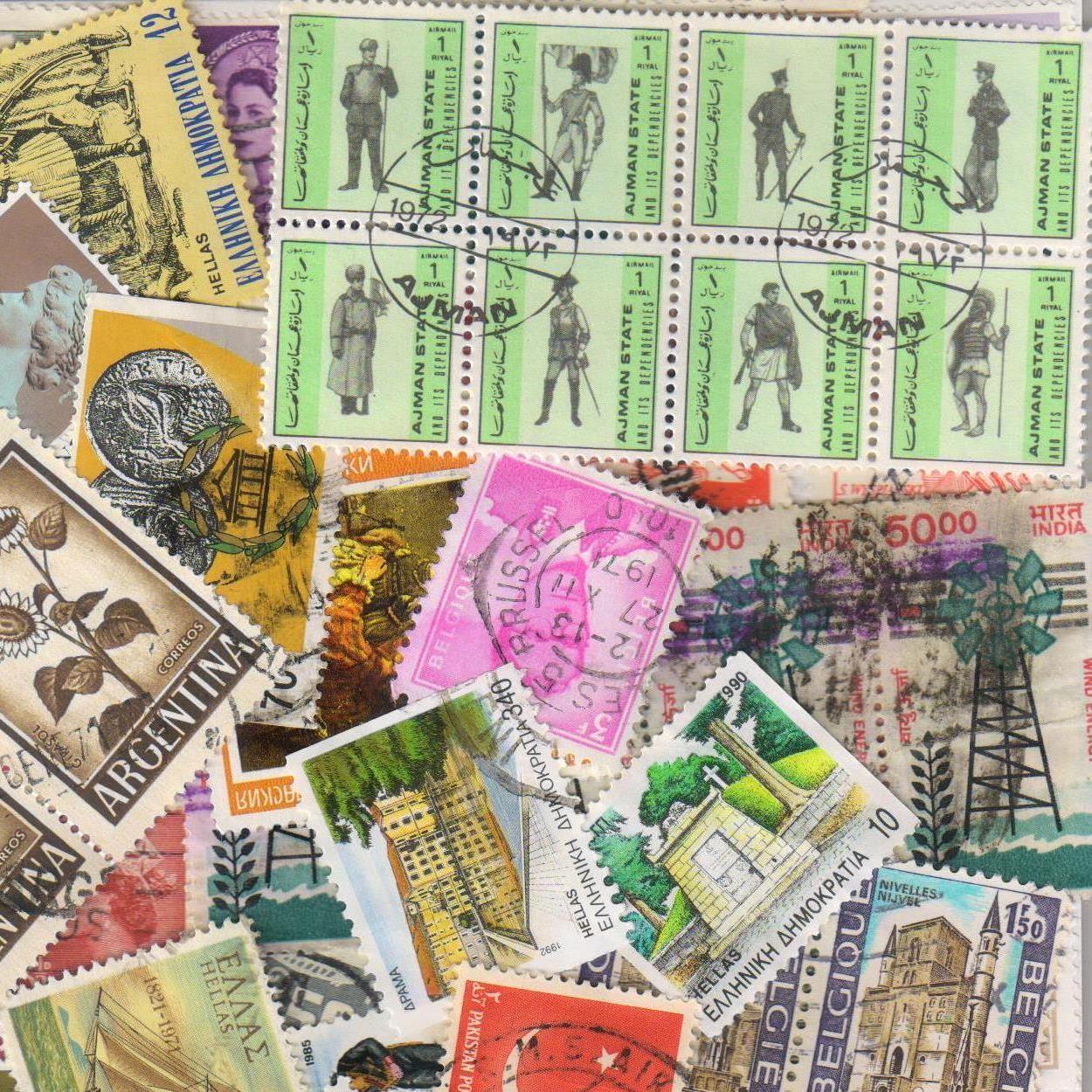 1000s ALL DIFFERENT OLD WORLD Stamps Collection Off Paper in Lot Packs of 150+ Authentic Postage Stamps (inc. non-UPU)U) - фотография #6