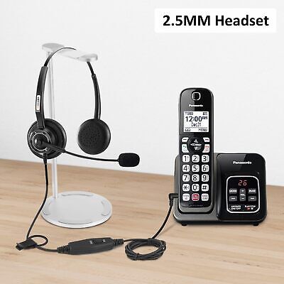 Phone Headset 2.5mm with Noise Canceling Mic & Volume Control Ultra Comfort T... ARAMA - фотография #9