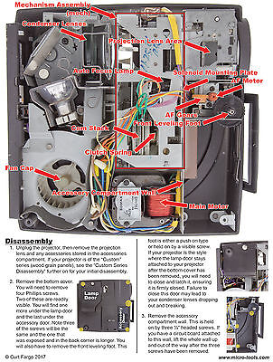 Repair Kit For Kodak Carousel Slide Projector w/Focus Motor (Not Advancing) Kodak KODAK-KIT - фотография #3
