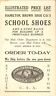 Mail Order School Shoes Vintage Fold Out Price List  Hamilton Brown Shoe Company