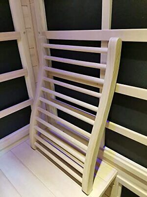 Xmatch Sauna Backrest Infrared Natural Wooden Hemlock S-Shape Support 17(W Xmatch - фотография #3