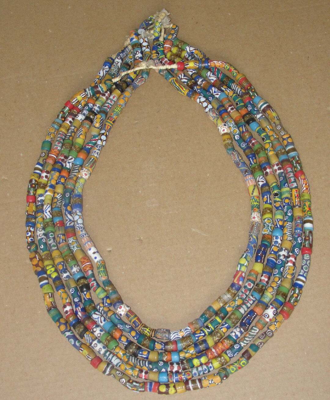Ashanti Africa Necklace Trade Beads African Asanti Bead Strands Art Ghana Без бренда - фотография #5